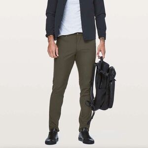 Lululemon ABC Pant Slim Warpstreme 32", Dark Olive